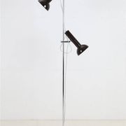 Big mid-century double-spot floor lamp / 1960s–1970s / space age / Danish modern design