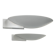 Pair of vintage modernist Disderot wall lights in white lacquered metal, France, 1970s