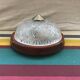 Round glass ceiling lamp