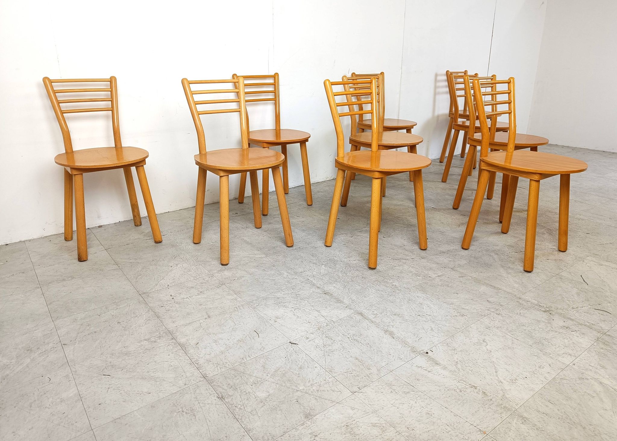 Chaises de salle à manger vintage scandinaves, 1970