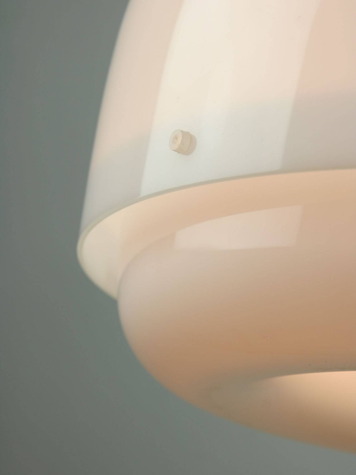 Italian White Medusa Pendant Lamp by Luigi Massoni for Guzzini, 1970s