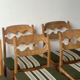 Mid-century oak danish dining chairs