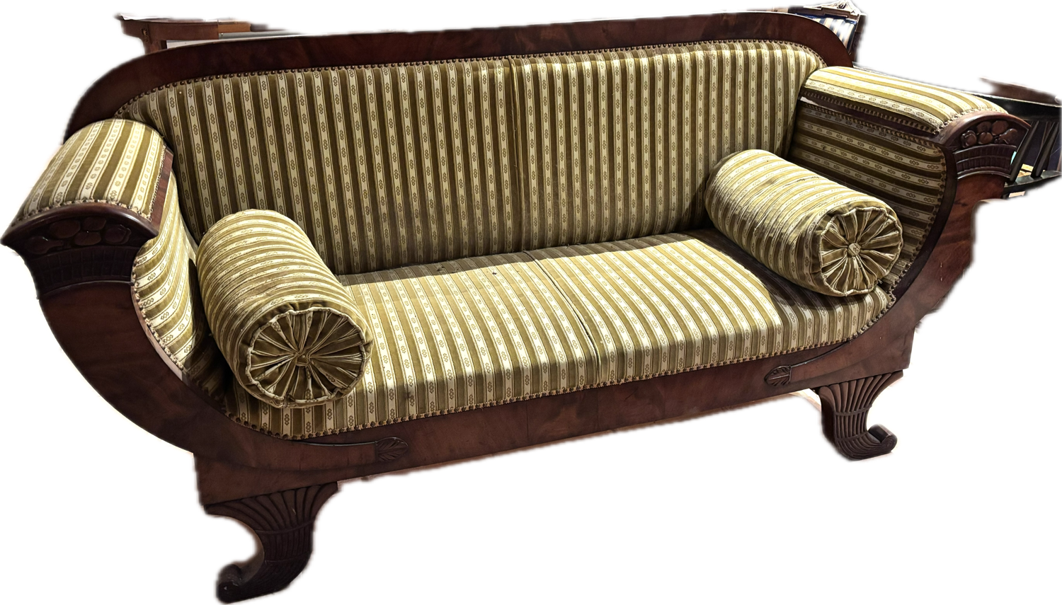 Antique character sofa in solid wood