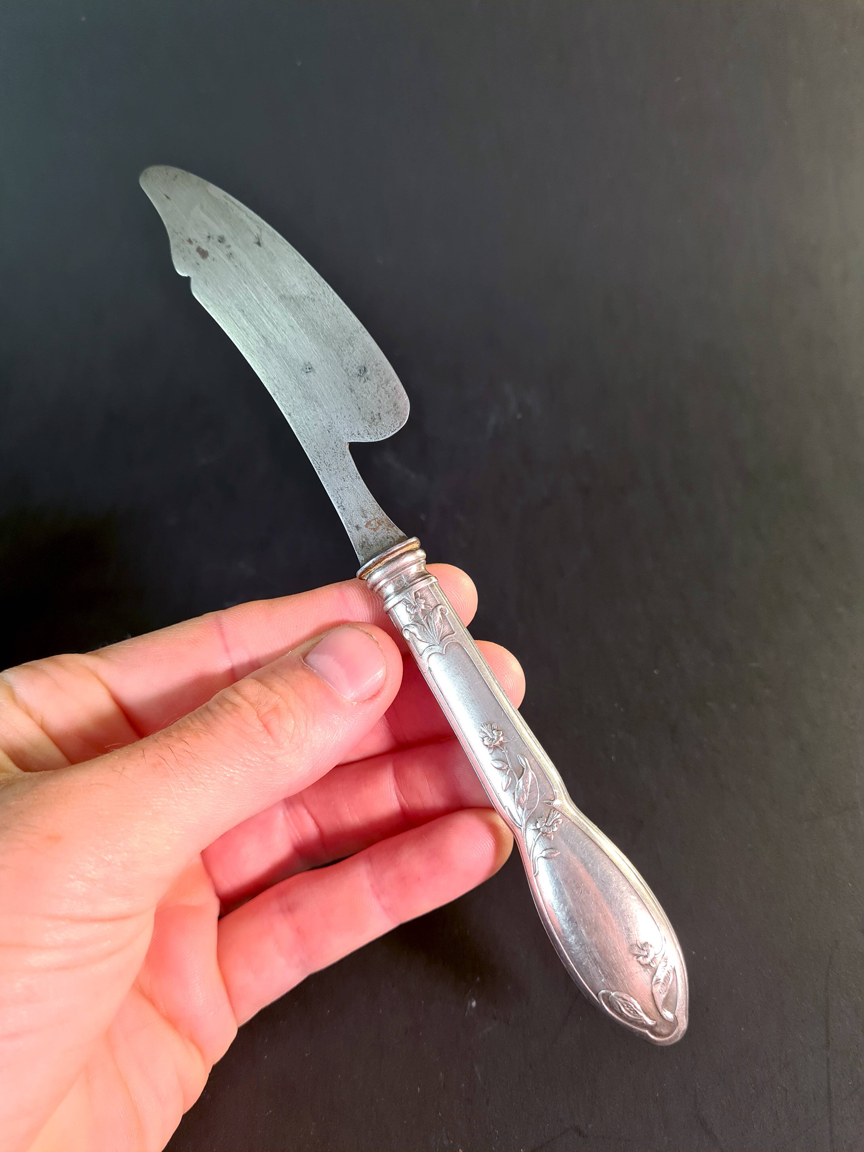 Set of 3 silver-plated serving cutlery - Retro charm guaranteed! 🧀