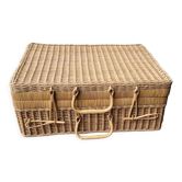 Rattan suitcase 70's