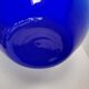 Large Italian vase in blue opaline.
