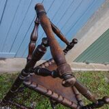 2 antique Scandinavian corner chairs/armchairs