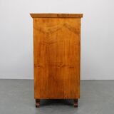 1930s Antique Cabinet with Writing Area in Walnut Finish ,Czechoslovakia