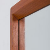 Kai Kristiansen for Aksel Kjersgaard mid century Danish teak mirror, Odder, 1960s