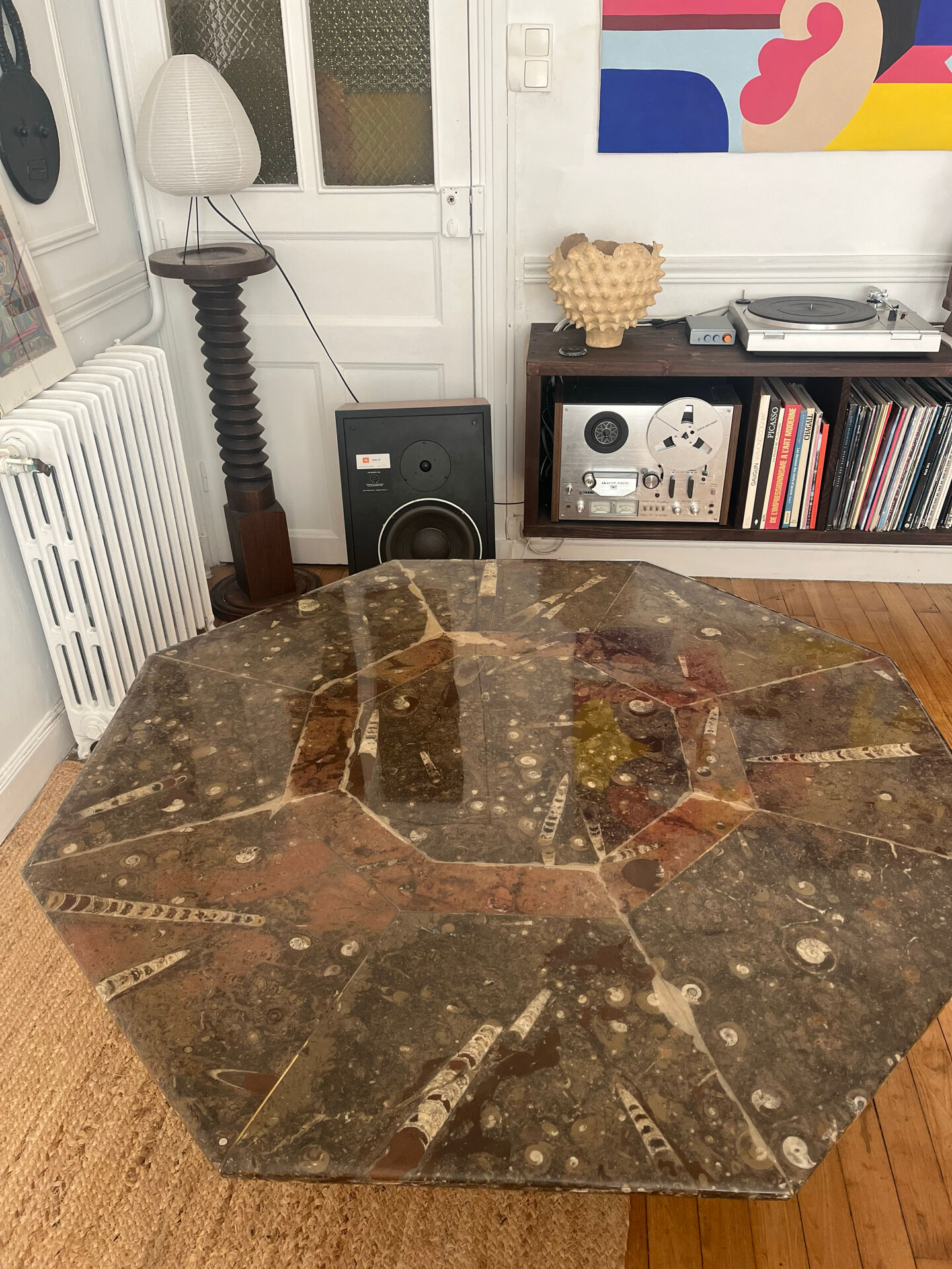 Table basse en marbre