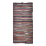 Blue & Green Striped Kilim Rug 146x288Cm SK 241322