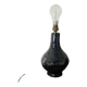 Ancien pied de lampe en terre cuite émaillée