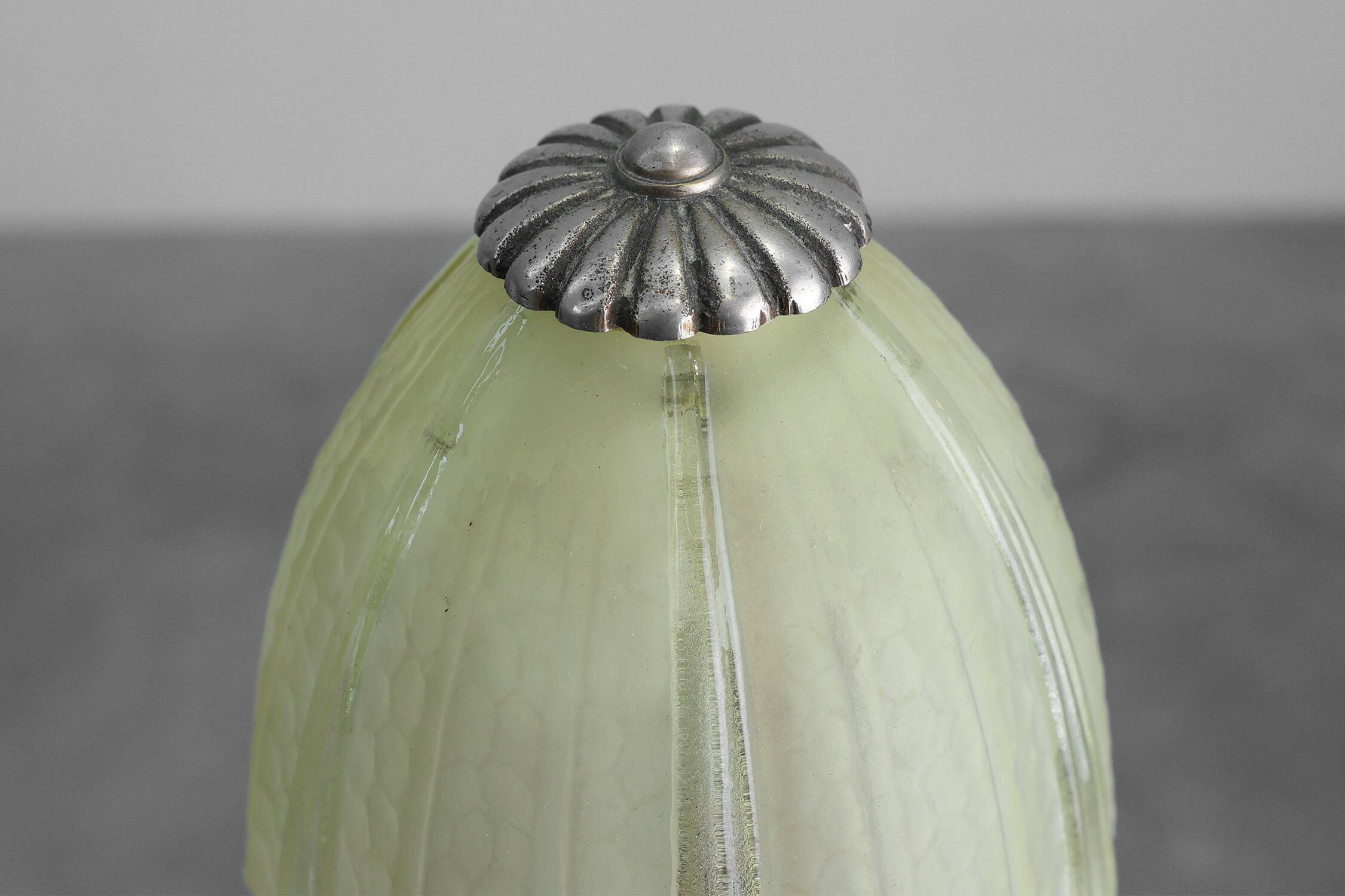 Art Nouveau Table Lamp by Muller Frères for Hettier & Vincent, France ca. 1