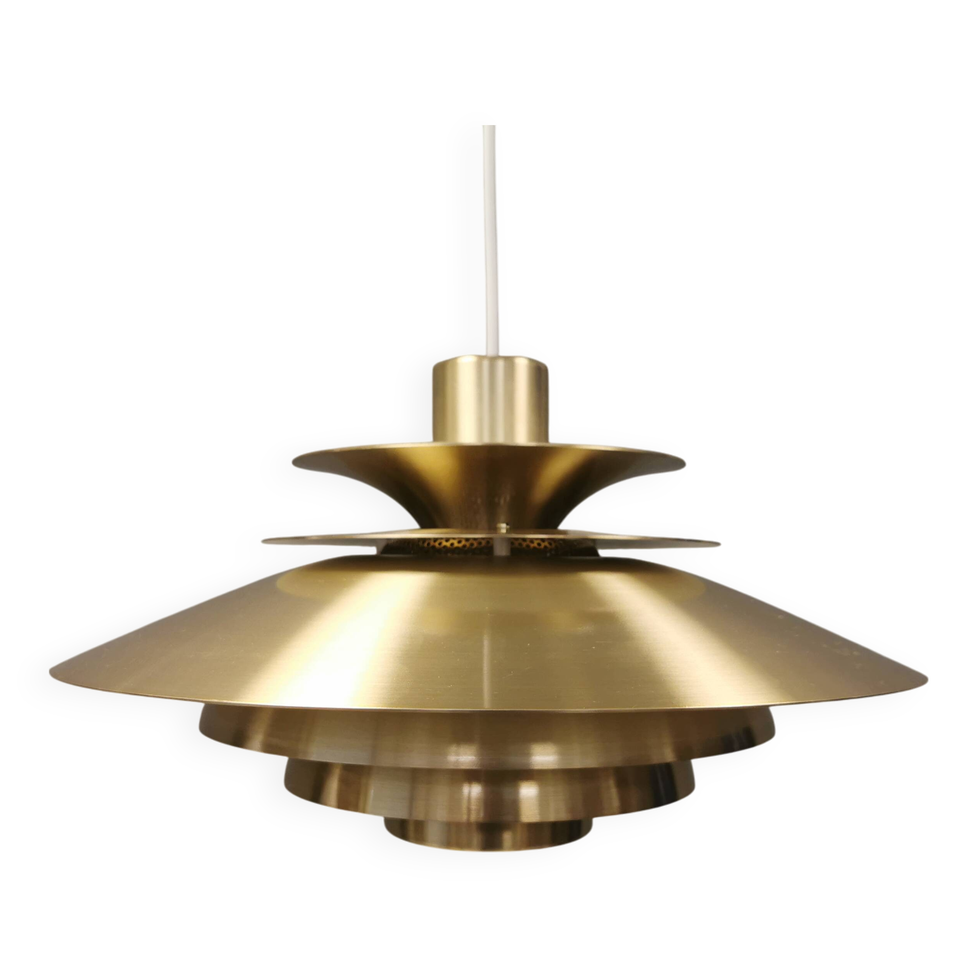 Danish designed hanging lamp, produced by JEKA model Verona 1980s