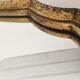 Louis XV-style gilded wood mirror - 22x33cm