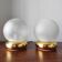 Paire de lampes vintage 1970 Targetti Sankey –
