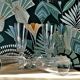 Nine champagne flutes