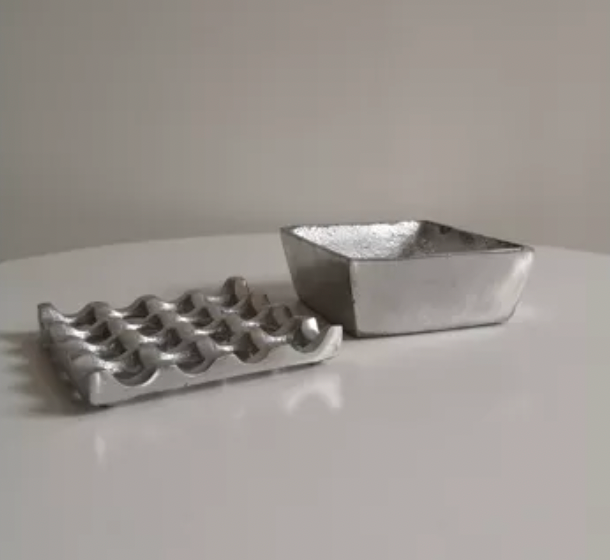 Scandinavian metal ashtray, Backstorm and Ljungberg 1970