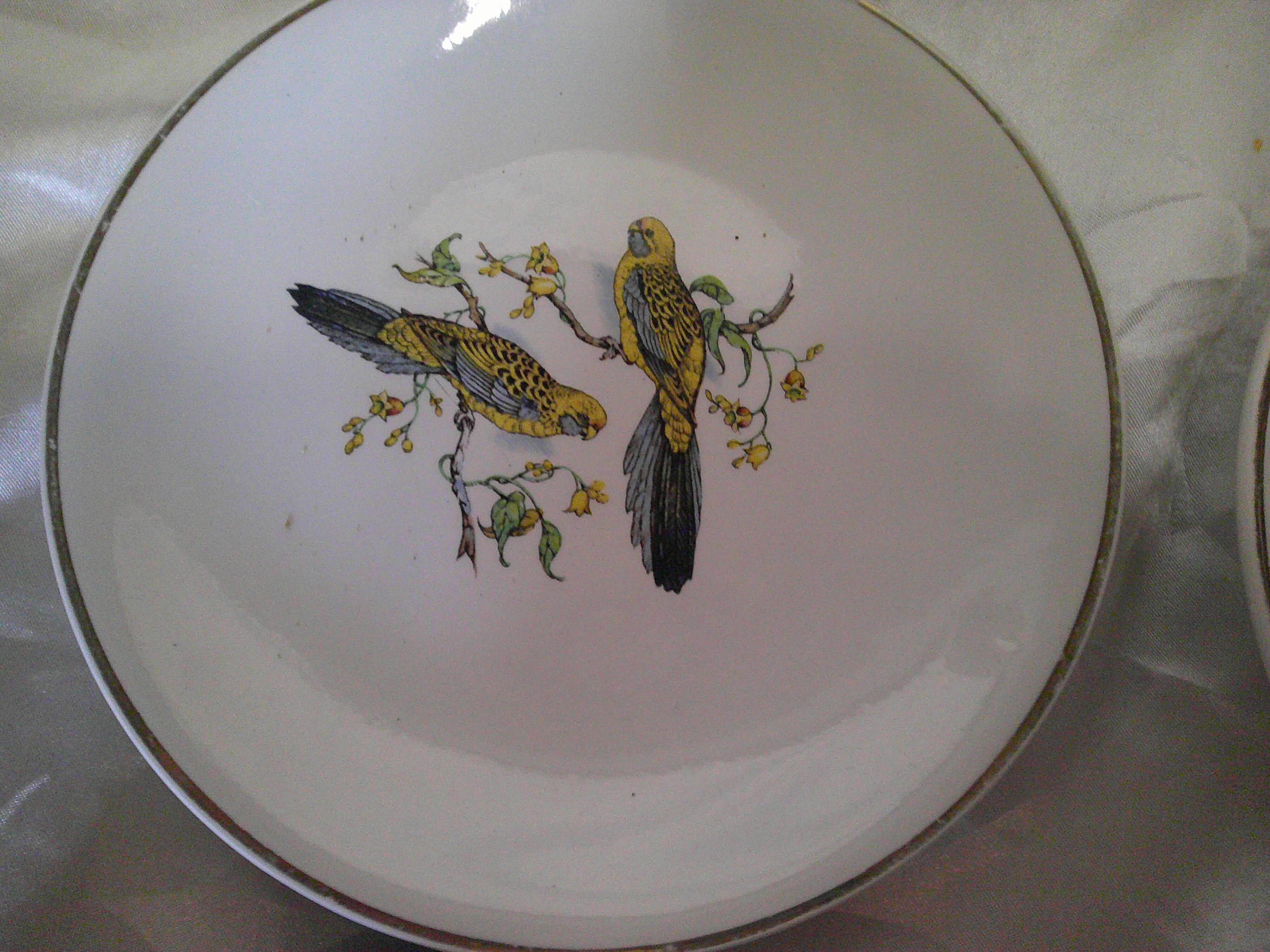 6 Luneville dessert plates