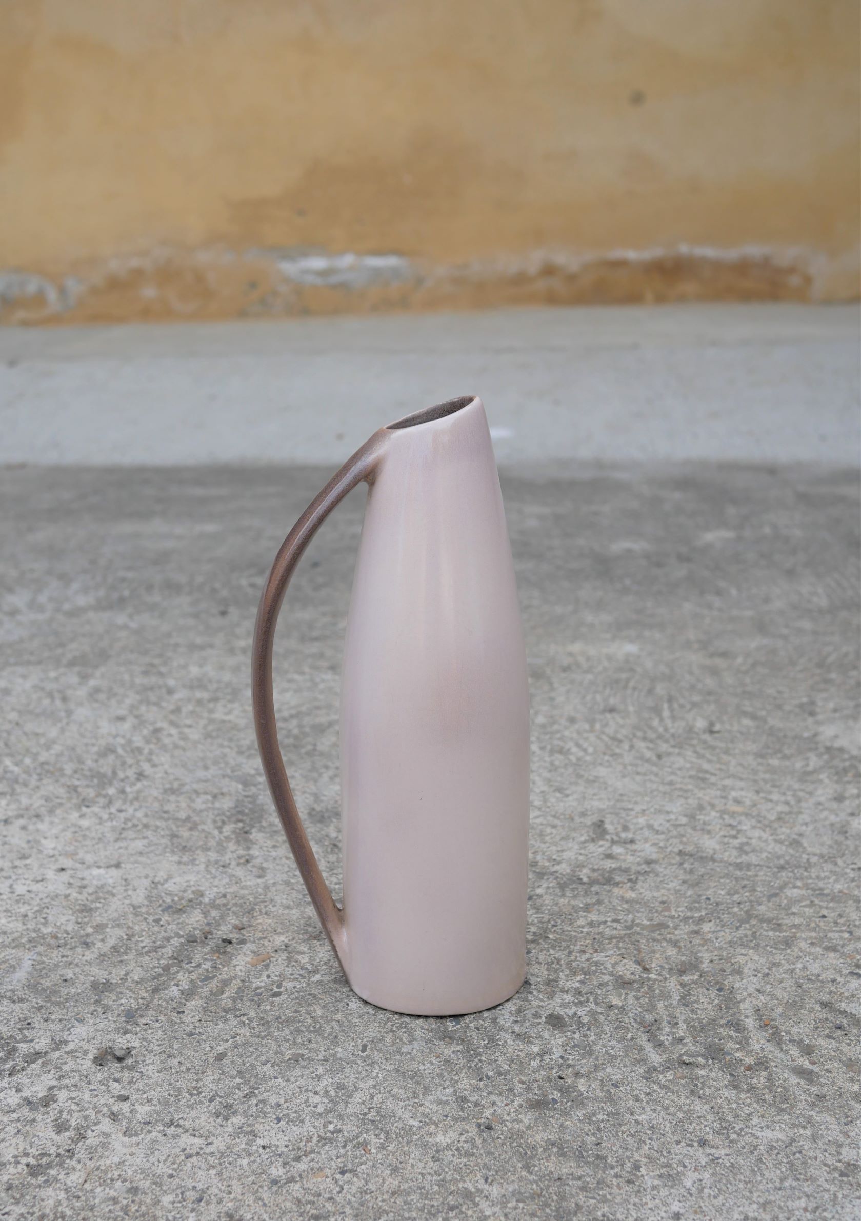 Vintage ceramic pitcher vase