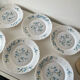 Myosotis dessert plates