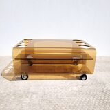 Smoked Plexiglas coffee table 1970