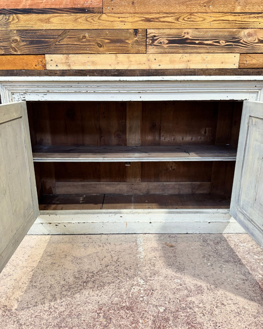 Old low sideboard