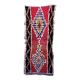 Moroccan carpet Boucherouite colored - 88 x 209 cm
