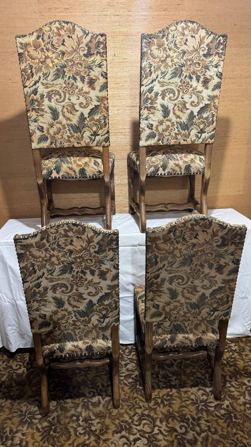 Set of 4 vintage LXIII style chairs