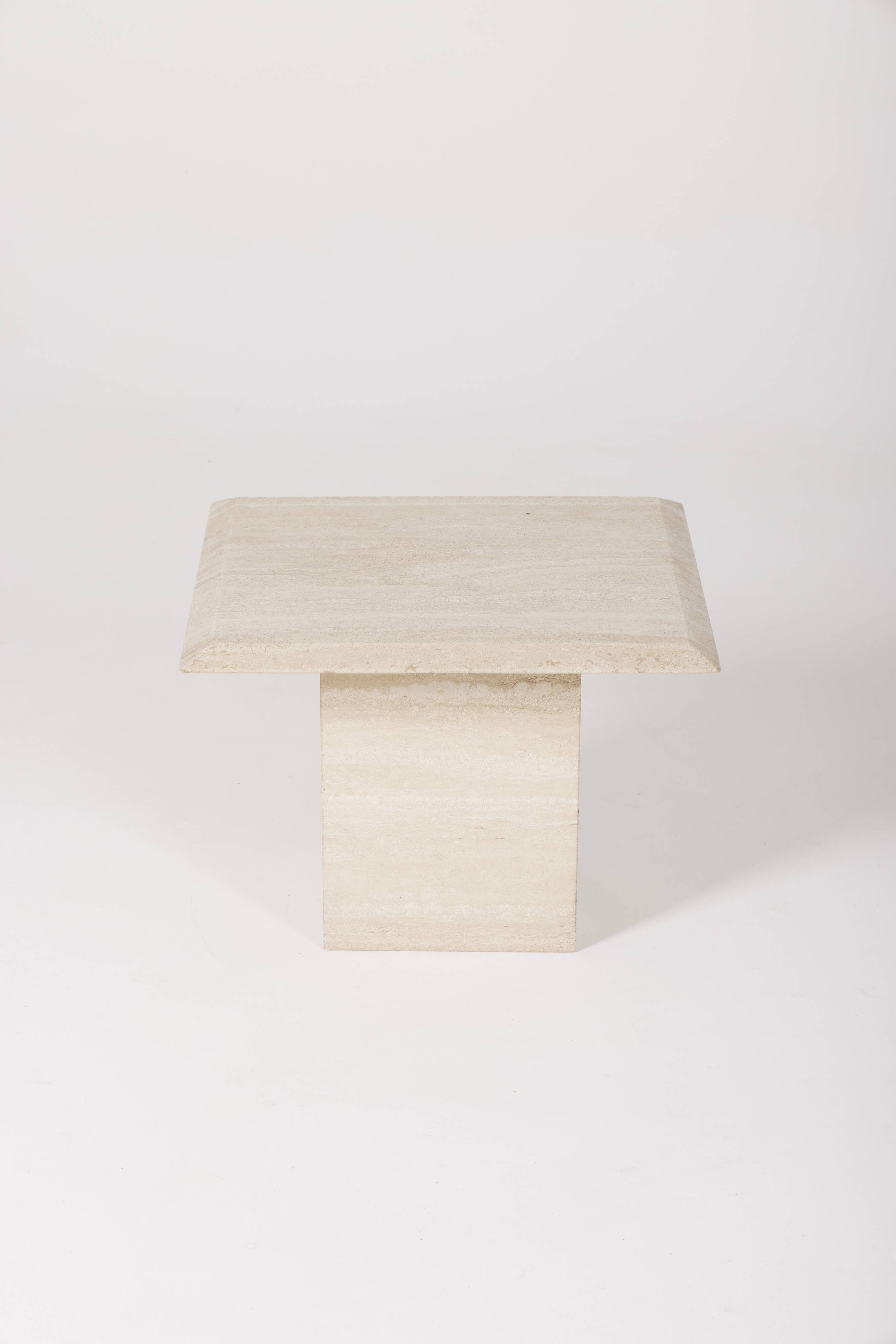 Travertine coffee table or side table