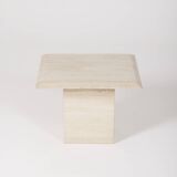 Travertine coffee table or side table