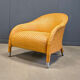 Antonio Citterio braided leather armchair, 1980s