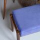 Pair of vintage purple stools from the mid-century, Edmund Homa, 1960s.