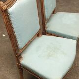 2 chaises louis xvi