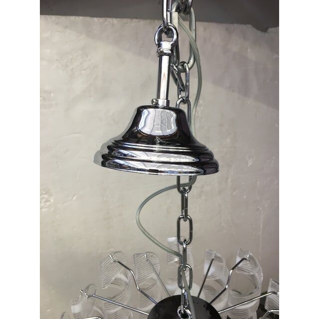 Murano Glass Sputnik Mazzega Style Ludelier, set of 2 or a pair of chandeliers