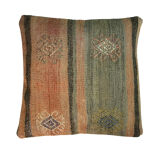 Vintage Turkish Kilim Cushion Cover , 40 x 40