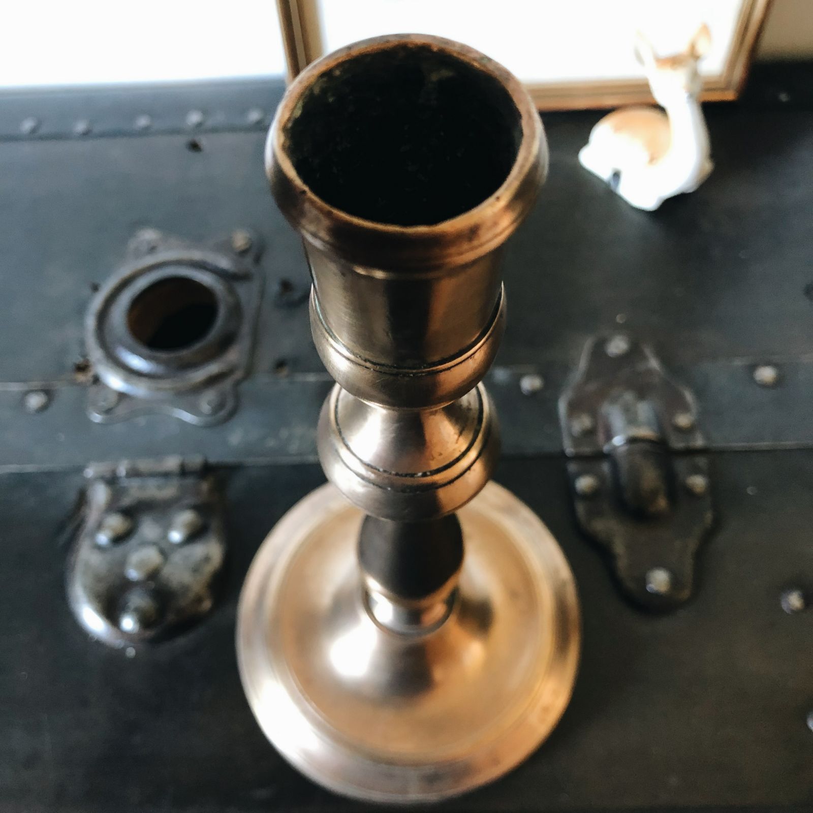 Vintage brass candlestick