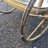 Rolling table, formica serving trolley