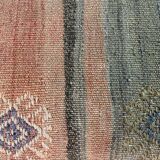 Vintage Turkish Kilim Cushion Cover , 40 x 40