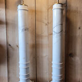 Paire de lampes en marbre