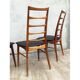 Set of 4 Scandinavian chairs model Liz in rosewood by Niels Koefoed