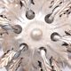 Banci firenze Florentine wall lamp silver small, 1970s
