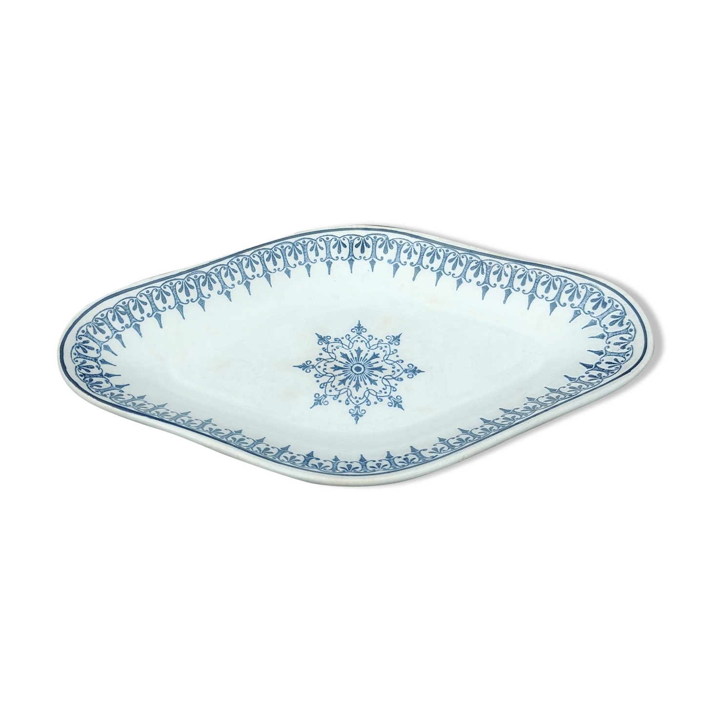 Ceramic dish from St Amand Primax blue