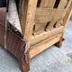 2 antique 1940 art deco armchairs to be restored