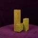 Geometric Twin-Column Ceramic Vase Space Age, Italy 1970