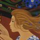 Yves Ganne: The Woman with the Butterfly, original signed lithograph
