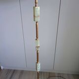 Italian onyx and brass floor lamp