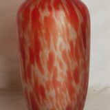 Ancien vase en pâte de verre h 22,5 cm vintage, décoration, collection