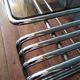 Glass and chrome coffee table 1970