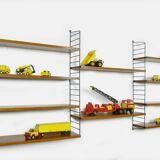 Vintage wall-unit – String shelf by Nisse Strinning and Kajsa Strinning, 1950s Sweden